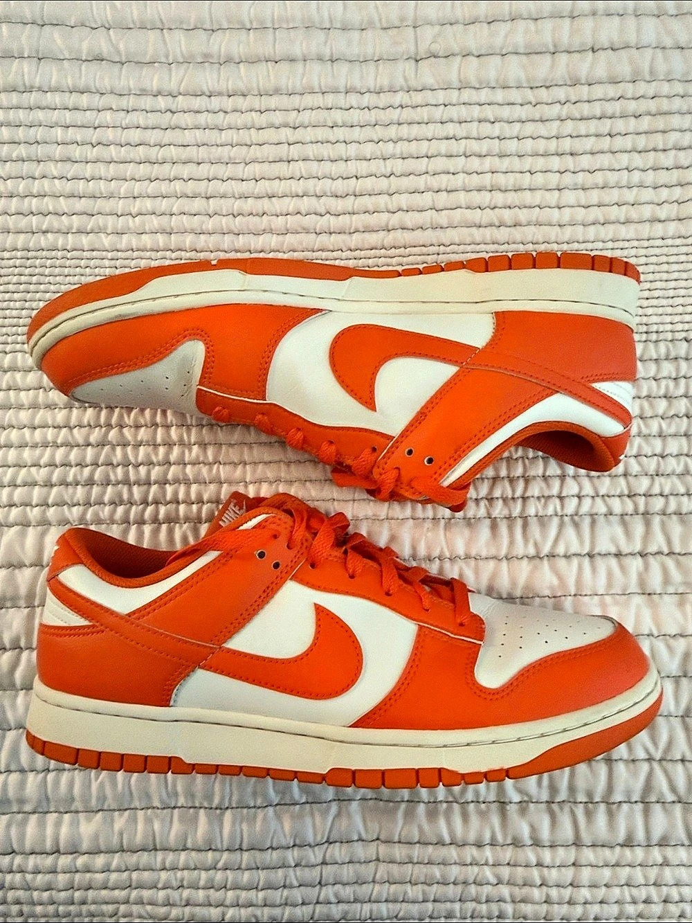 Nike Dunk Low Orange & White Sneakers